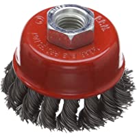 Silverline 733234 - Cepillo de vaso de acero trenzado (65 mm)